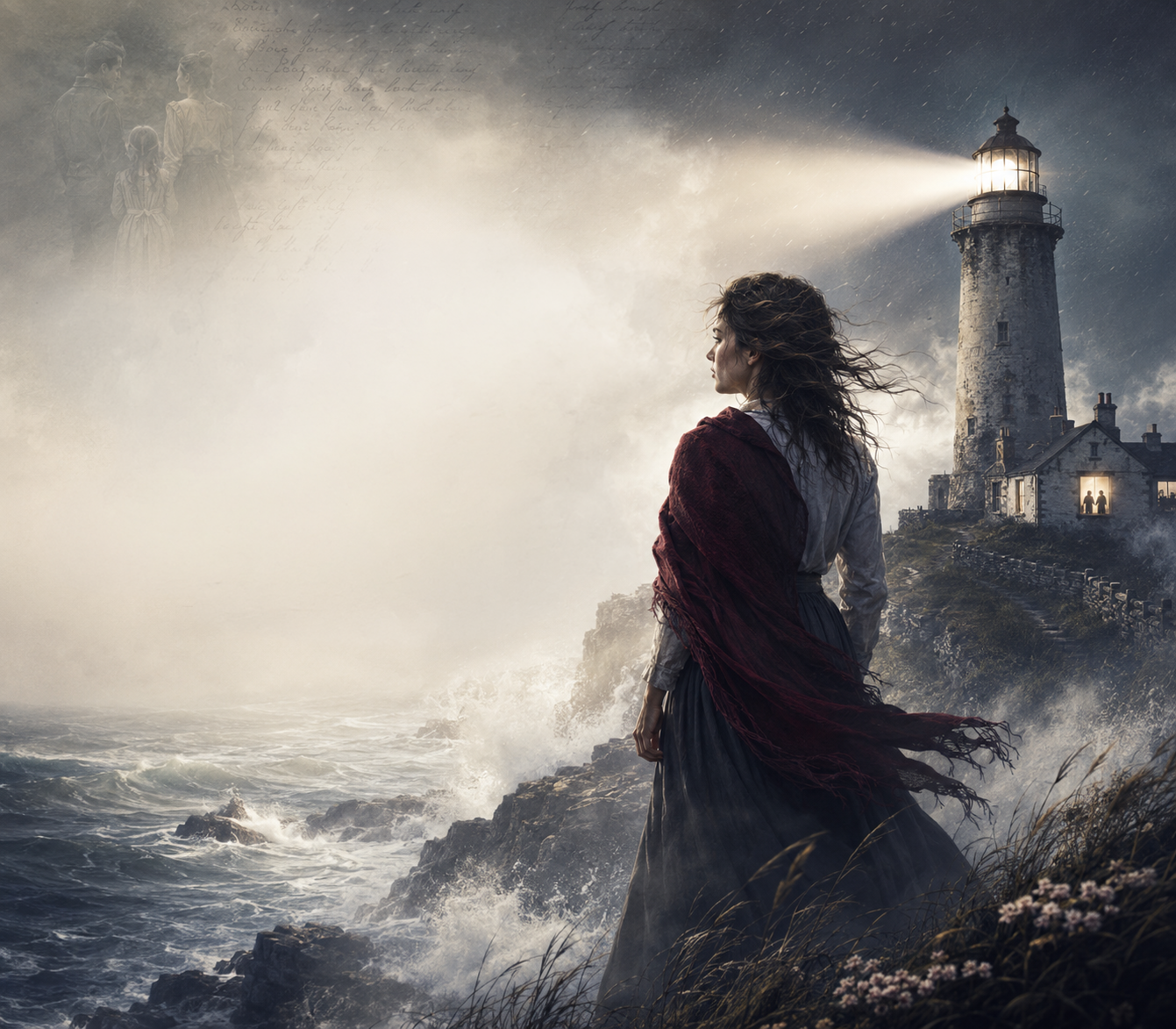 The Lighthouse Keeper's Daughter production photography