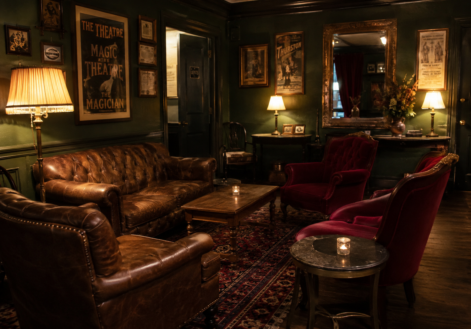 Backstage greenroom at The Foundry Playhouse